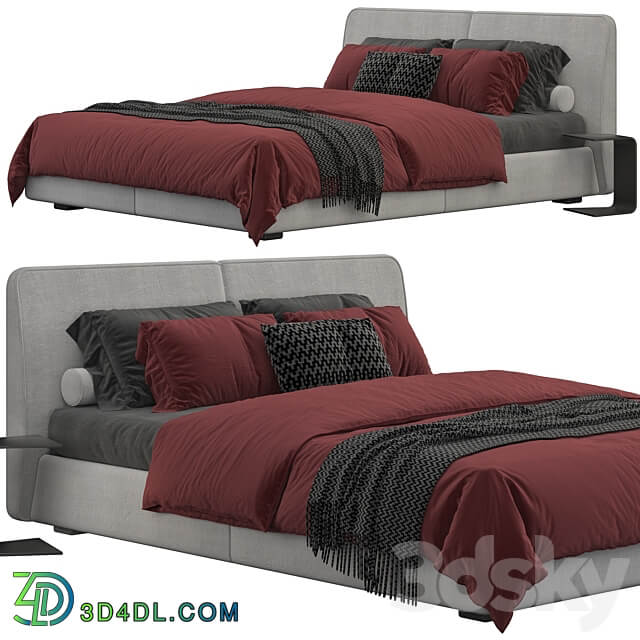 Bed one mebel nuvo Bed 3D Models 3DSKY