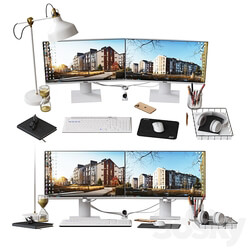Desktop Set CG Artist Edition 1 3D Models 