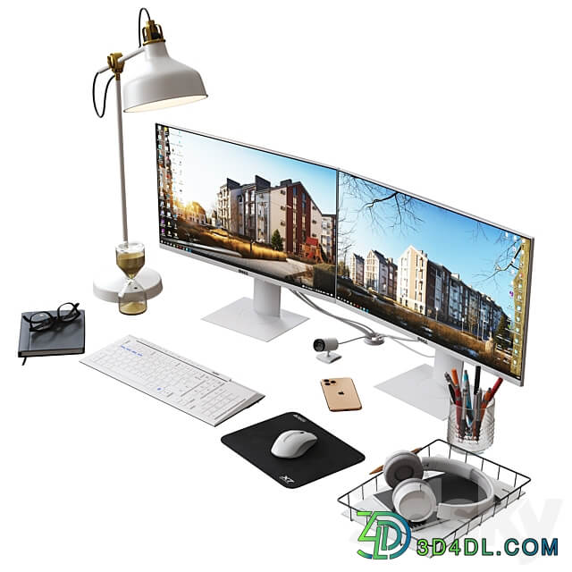 Desktop Set CG Artist Edition 1 3D Models