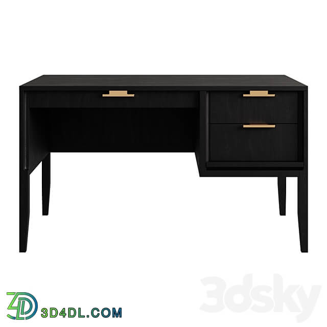 City Writing desk small drawers on the right 3D Models 3DSKY