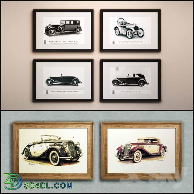 The picture in the frame 15 piece Collection 27 Auto theme
