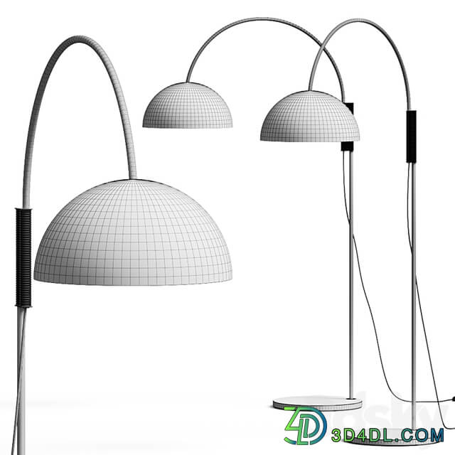 CB2 Jett Arched Floor Lamps