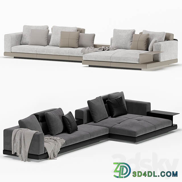 Minotti sofa modular connery 3D Models