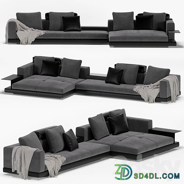 Minotti sofa modular connery 3D Models