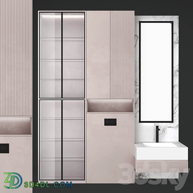 Bathroom set 19 3D Models