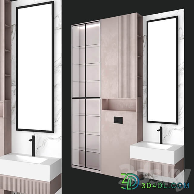 Bathroom set 19 3D Models