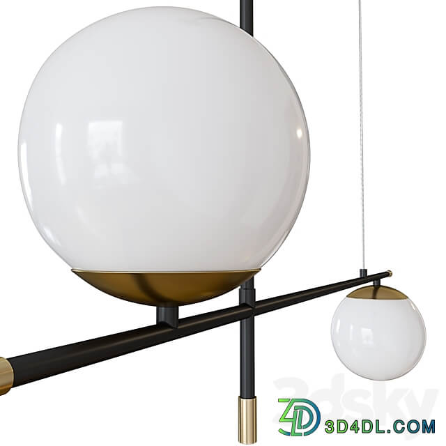 Maytoni Nostalgia MOD048PL 02G Pendant light 3D Models