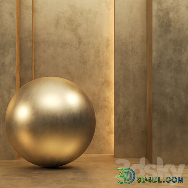 Gold Texture 4k 3 Color 3D Models