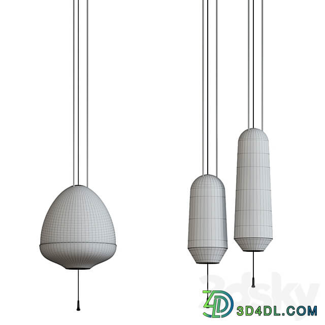 Limpid Handblown Glass Lights from VANTOT Pendant light 3D Models