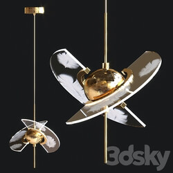 FLY Chandelier single Pendant light 3D Models 