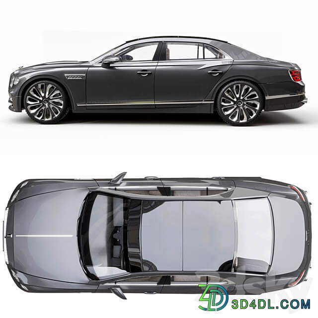 Bentley Flying Spur Mulliner 2022 3D Models