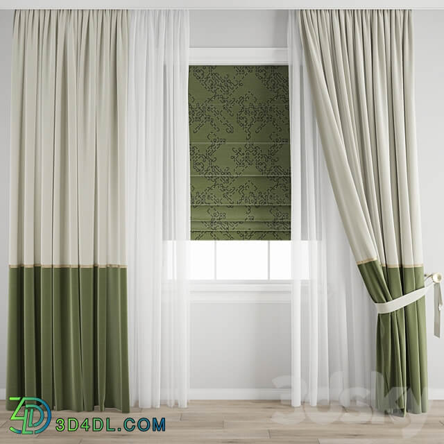 Curtain 417 3D Models