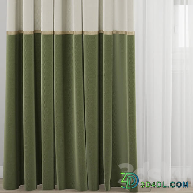 Curtain 417 3D Models