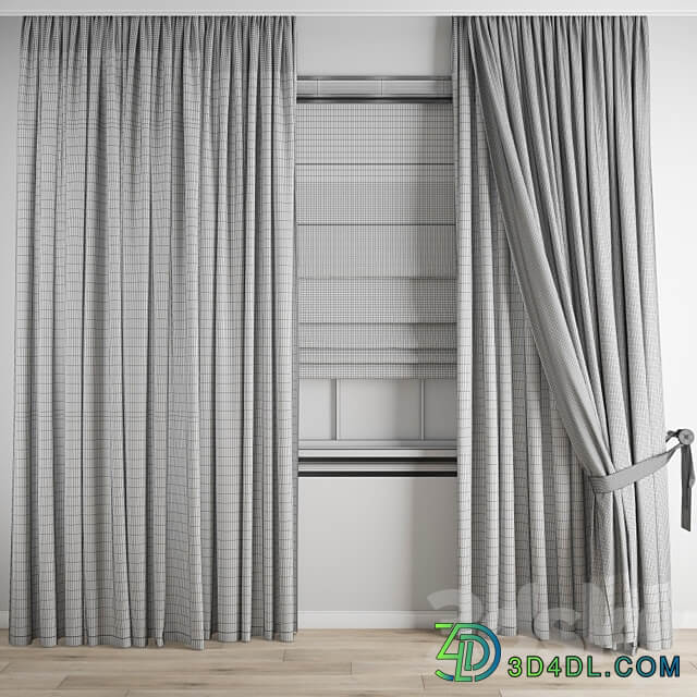 Curtain 417 3D Models