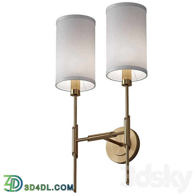 Wall sconce double Dantone Home Linear 3D Models