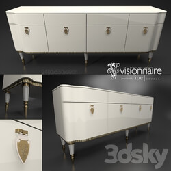 VISIONNAIRE Ipe Cavalli Sideboard Chest of drawer 3D Models 