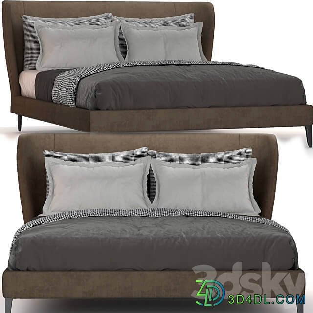 Poliform Gentleman Bed Bed 3D Models