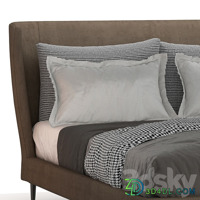 Poliform Gentleman Bed Bed 3D Models