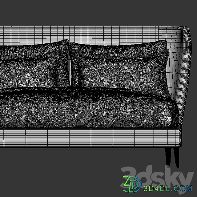 Poliform Gentleman Bed Bed 3D Models