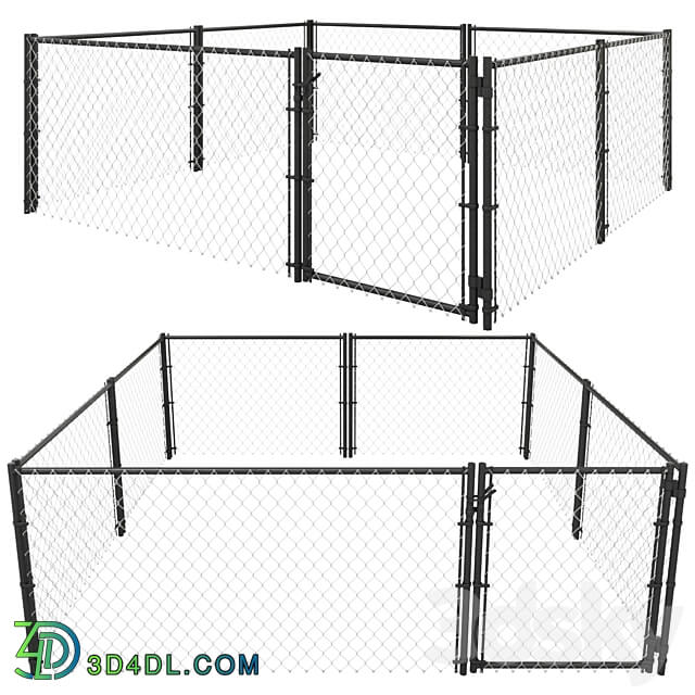 Mesh fencing 3D Models