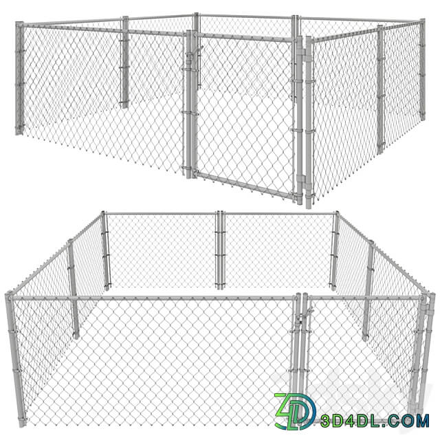 Mesh fencing 3D Models