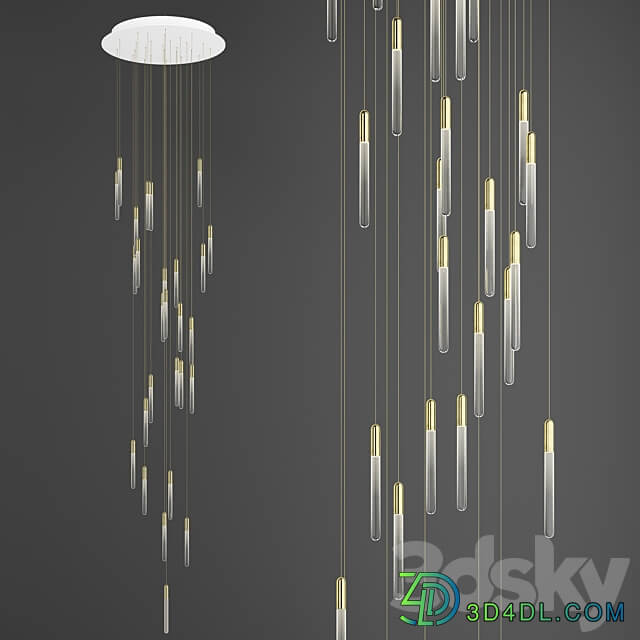 Pendant lamp CASCADE by Forstlight Pendant light 3D Models