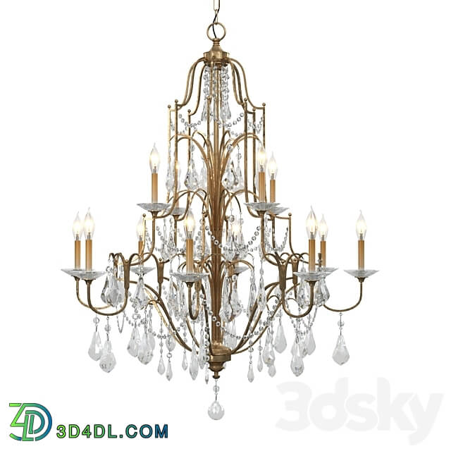 FEISS VALENTINA FE VALENTINA12lt chandlier Pendant light 3D Models