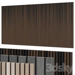 Panels with slats Other decorative objects 3D Models 