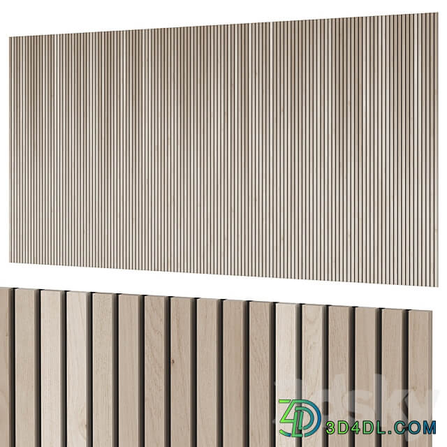 Panels with slats Other decorative objects 3D Models