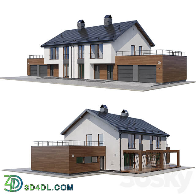 Cottage V1 3D Models