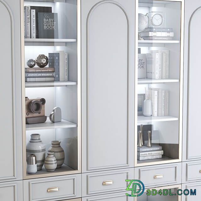 Wardrobe for the nursery 3D Models