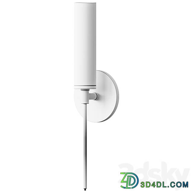 Pencil Arm and Crackle Glass Sconce Wall Sconce 3D Models