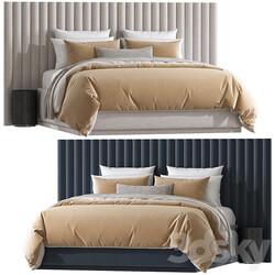 Double bed 65 Bed 3D Models 