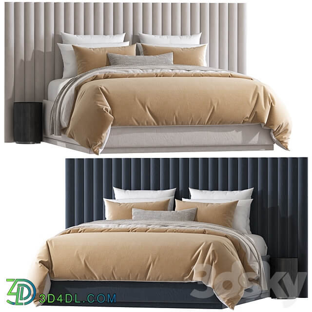 Double bed 65 Bed 3D Models