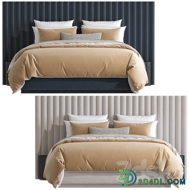 Double bed 65 Bed 3D Models