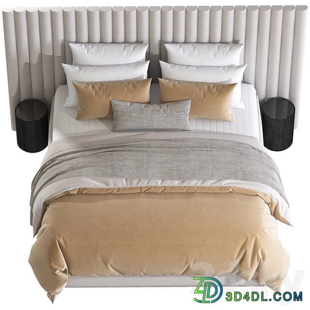 Double bed 65 Bed 3D Models