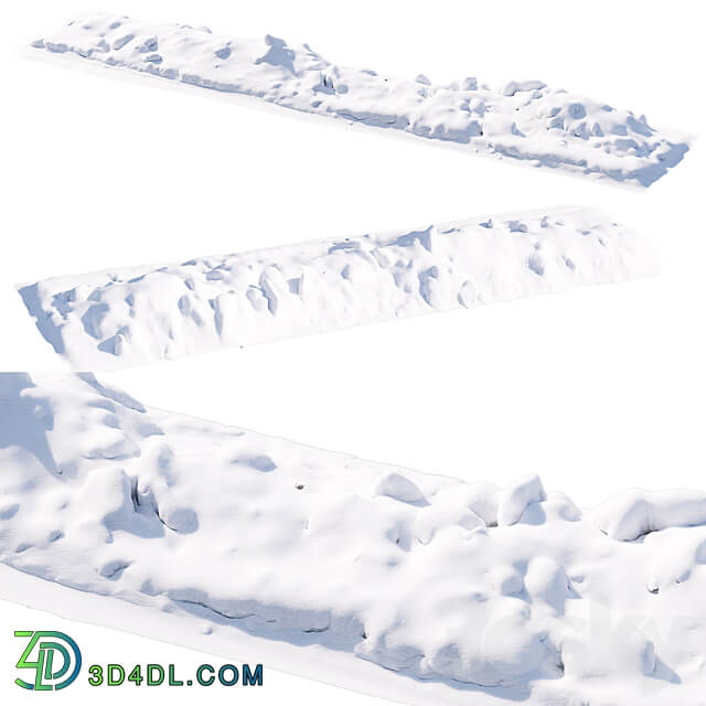 Dean Snowdrift 3D Models