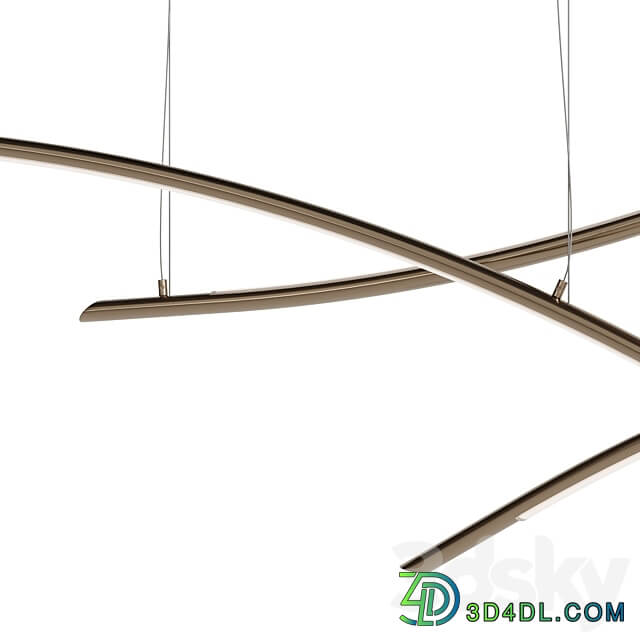 Cattelan Italia Katana 2022.1 Line Pendant light 3D Models