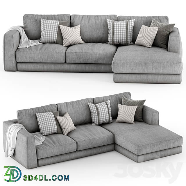 Corner sofa Bodema BARCLAY 3D Models