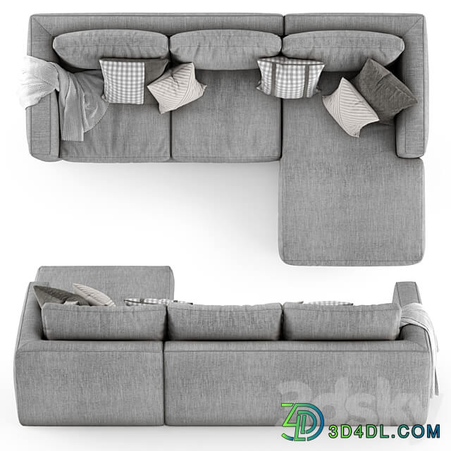 Corner sofa Bodema BARCLAY 3D Models