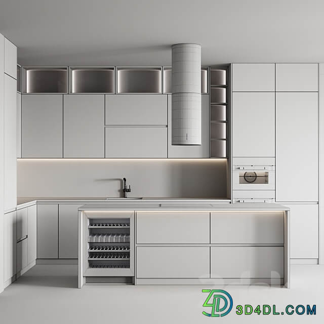 kitchen modern 005 Kitchen 3D Models