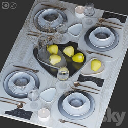 Table setting 70 3D Models 