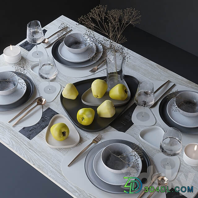 Table setting 70 3D Models