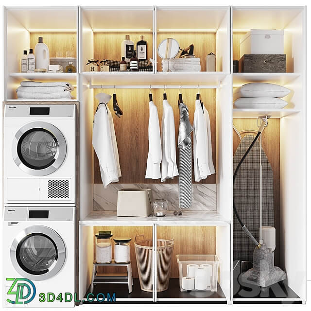 Laundry room Bathroom accessories 3D Models