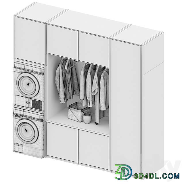 Laundry room Bathroom accessories 3D Models