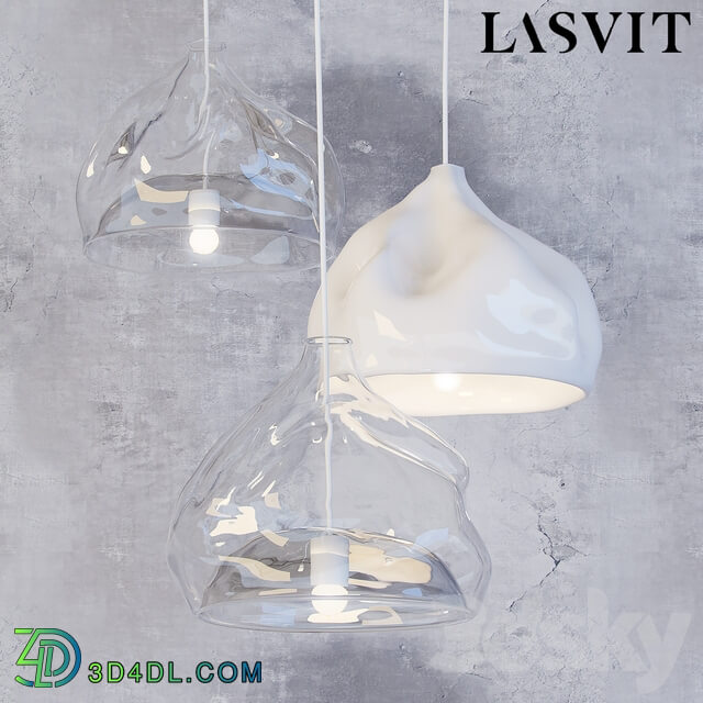 LASVIT Inhale Lamp Pendant light 3D Models