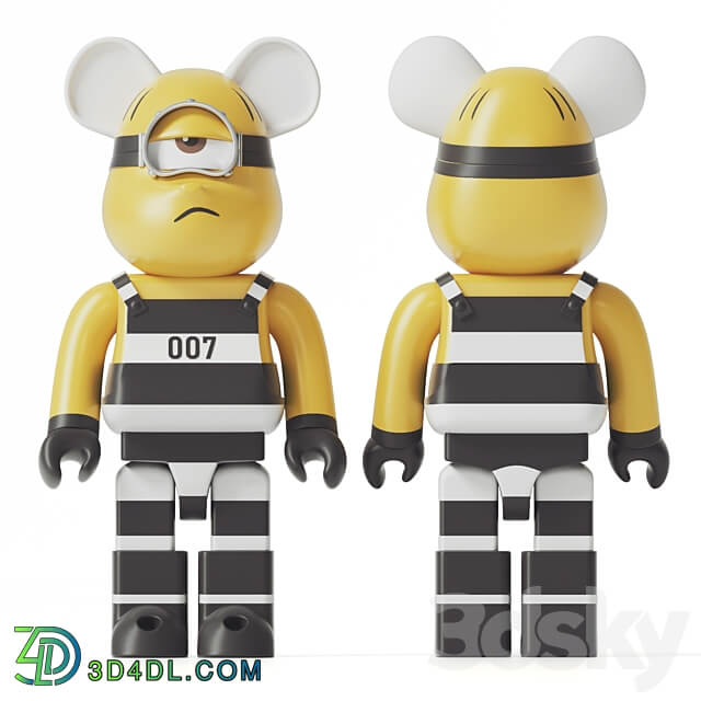 Bearbrick Minions 3D Models