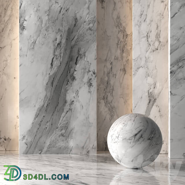 Light Marble Material 4K Seamless Tileable No 13 3D Models