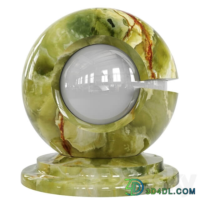 Pbr Marble Green Onyx 3D Models