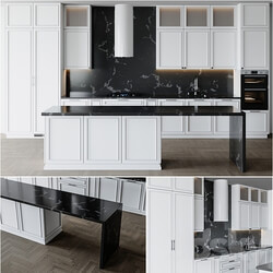 kitchen neoclassic102 Kitchen 3D Models 